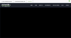 Desktop Screenshot of kinetik-fitness.com